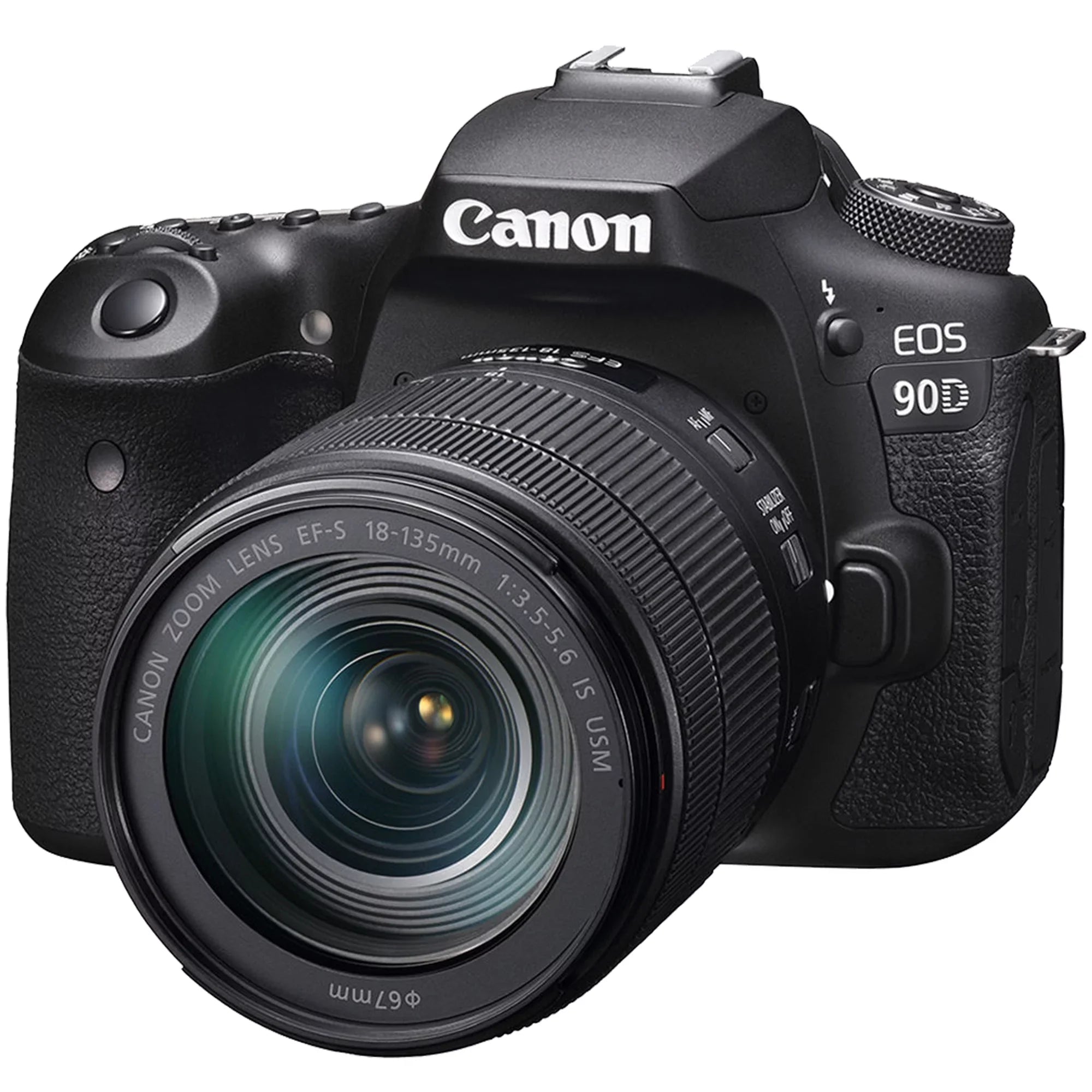 Accessory Lens, SanDisk and Card, Camera Flash, 90D Canon 32GB Bundle ZeeTech Tripod with DSLR Memory 18-135mm EOS Backpack,