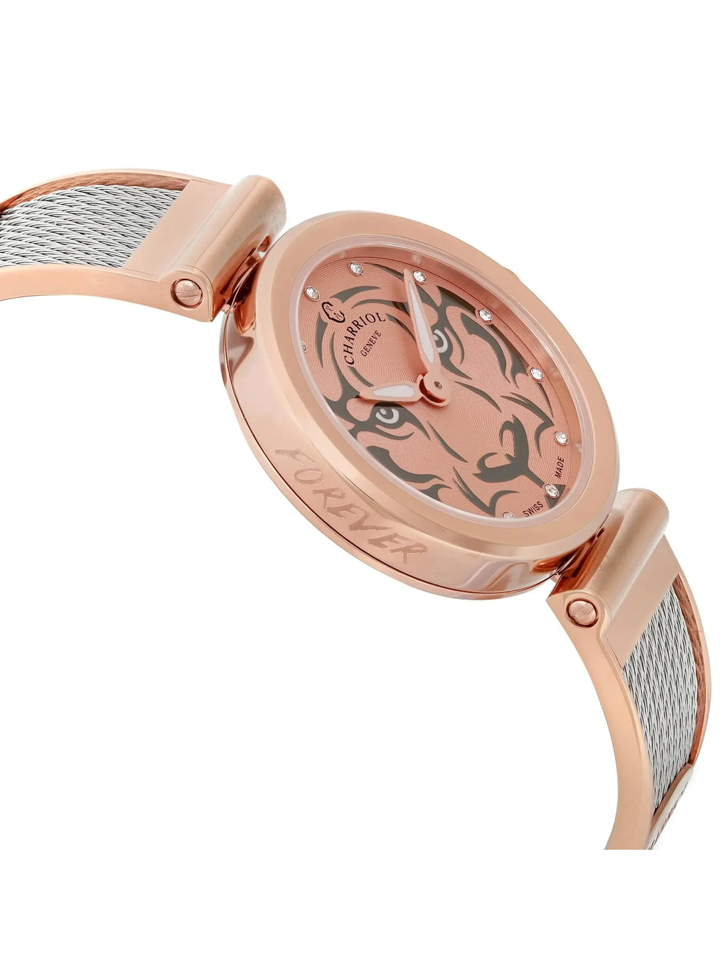 Steel Forever FE32.102.029 Watch (Like New) Charriol Ladies Pre-owned Tiger
