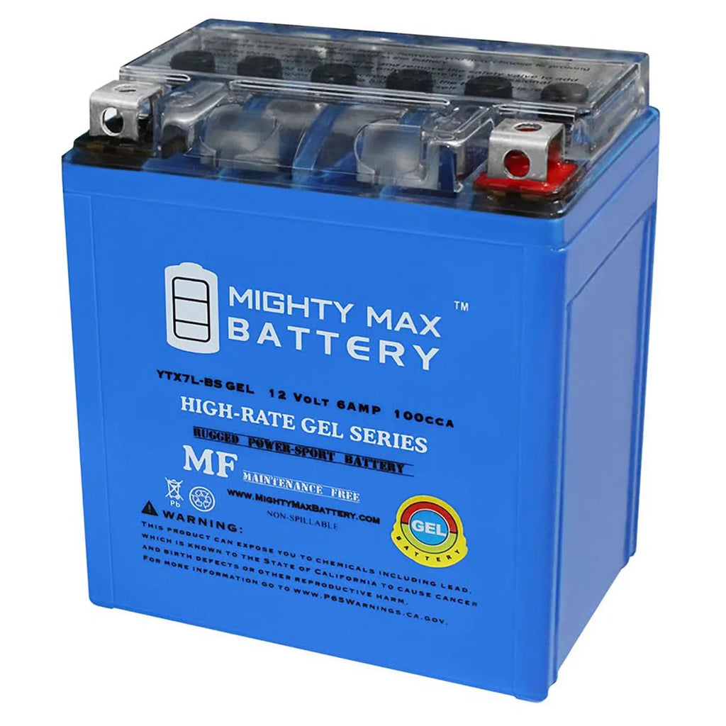 2007 for Yamaha Battery Replacement YBR 125 6AH 100CCA 12V