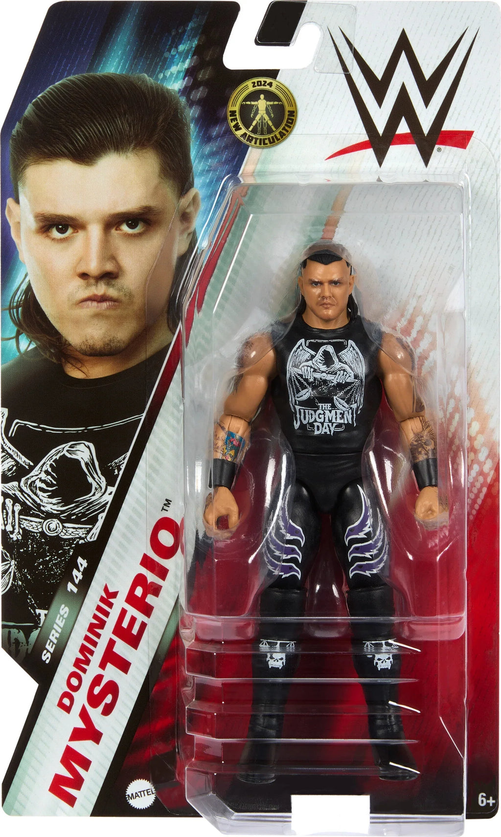 Superstar & Articulation Dominik WWE Action with Look 6-inch Figure, Collectible Mysterio Life-Like