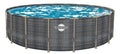 Oasis 52 ft. Sunneday in. Rattan Pool Soft-Sided 24 Round x