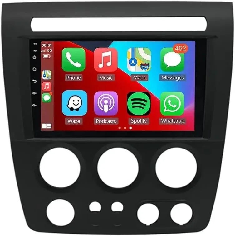 1280*720 9" IPS Hummer 2+32GB Android Apple Fit GPS H3 Radio 2005-2010 13 Stereo Car CarPlay Navi
