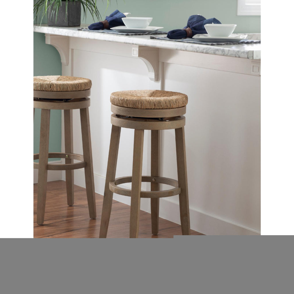 Stool Bar Natural with in. 31 Swivel Powell Morgan - Natural Rush