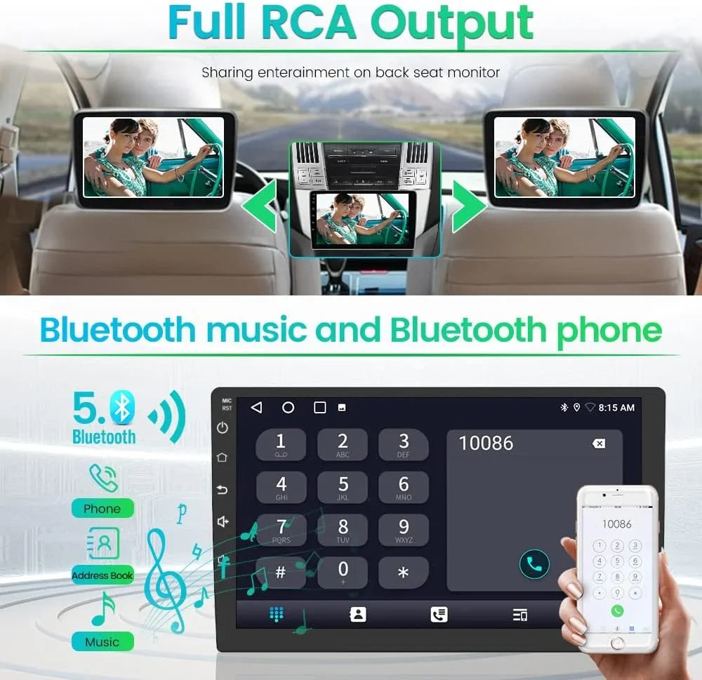 GPS/FM/WiFi/USB, for 12 2GB + RX350 Carplay Car Harrier Android RX330 RX400H Radio 32GB 2003-2009,Android Auto with Lexus Stereo Support Lexus RX300 Car Toyota SWC/Wired