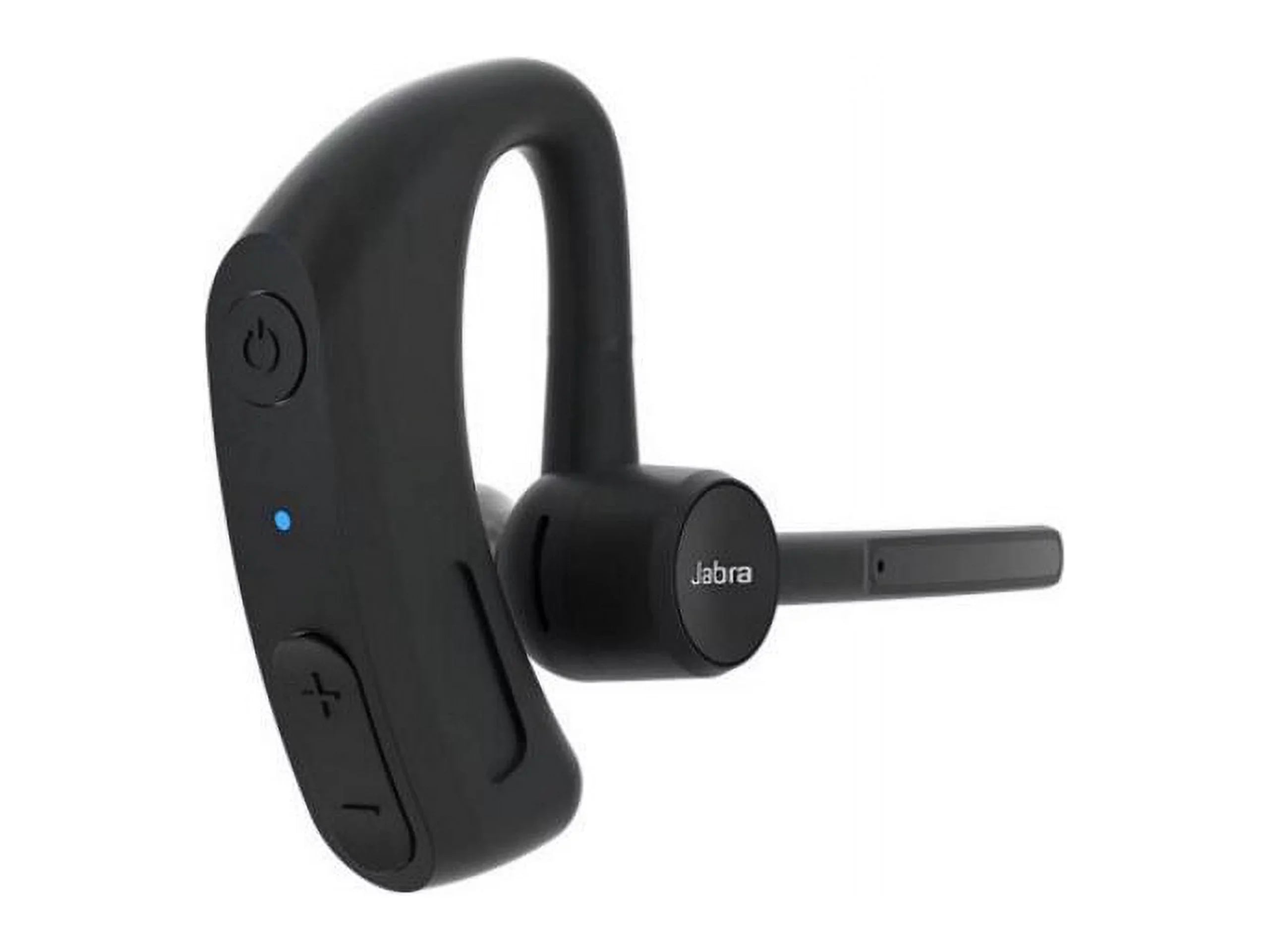 '- Ultra Jabra Noise Ear Push-to-Talk Cancelling Black - Advanced 45 Headset Hook Face2Face Perform Mode, Bluetooth Microphone, Discreet Design and Functionality, Mono