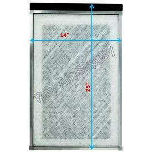 (3 Replacement Cleaner Filter Guard 14x25 RayAir Air Pads Supply MicroPower Pack)