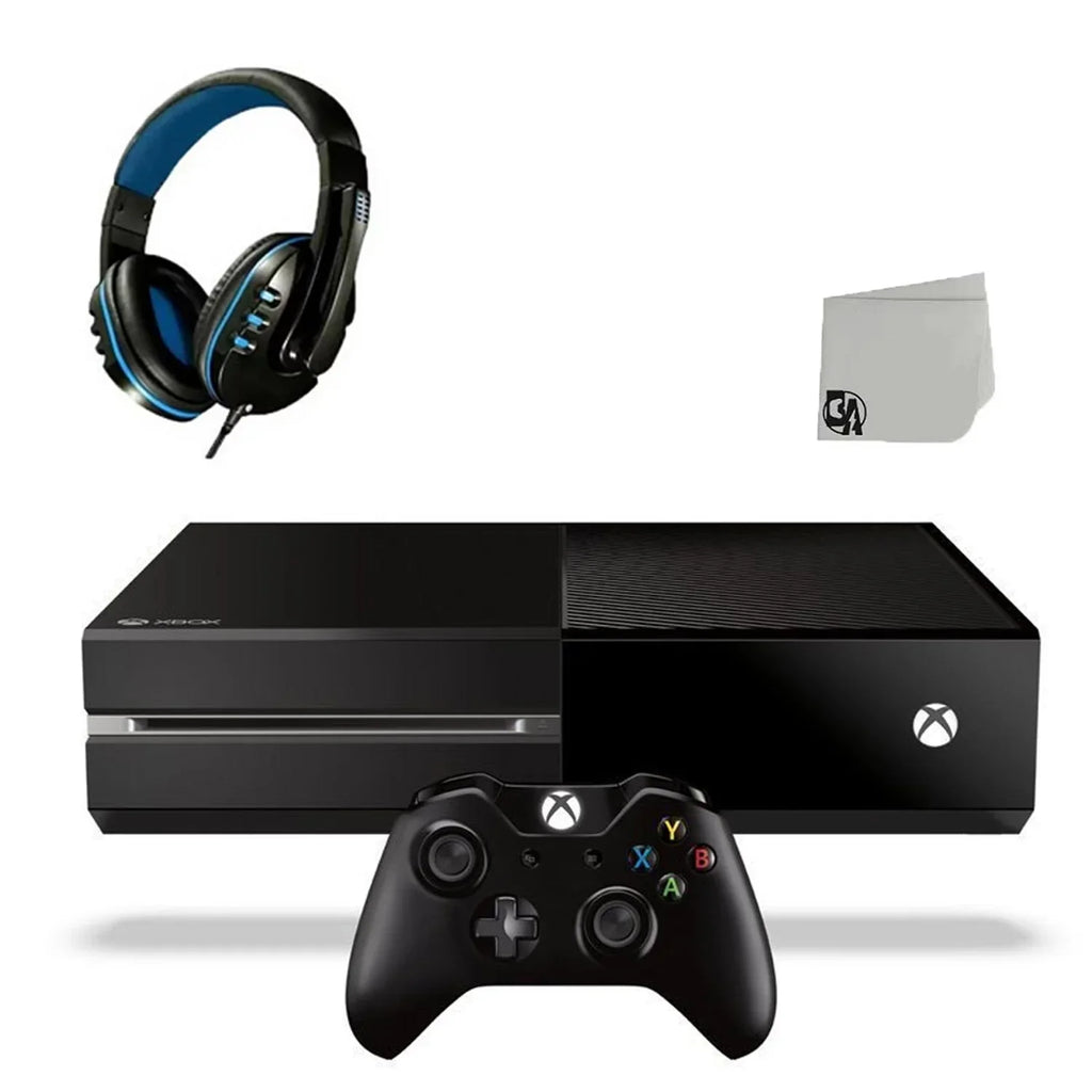 One With Headset Console Original Used 500GB Black AXTION Microsoft Gaming Xbox Bundle BOLT