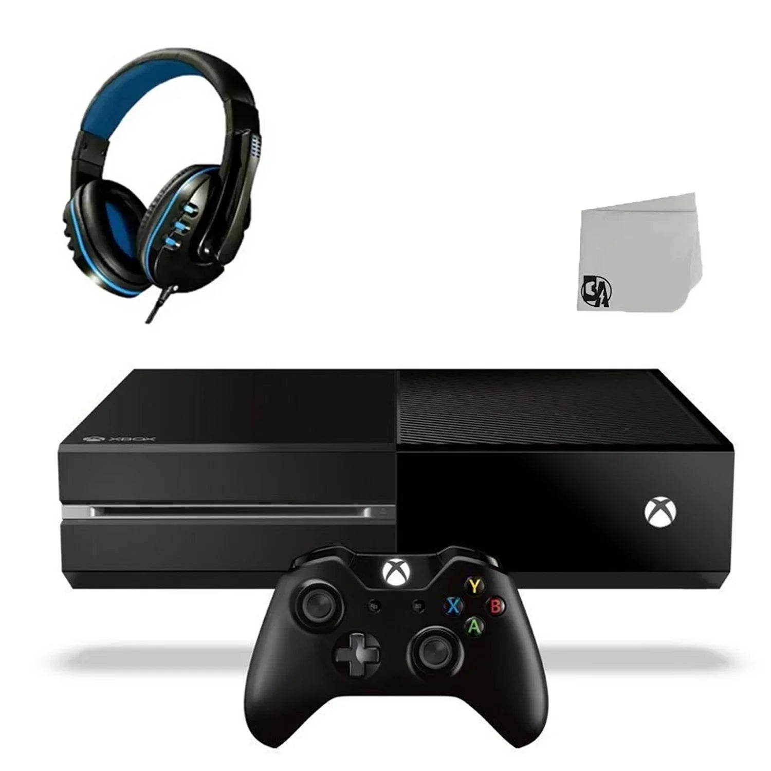 One With Headset Console Original Used 500GB Black AXTION Microsoft Gaming Xbox Bundle BOLT