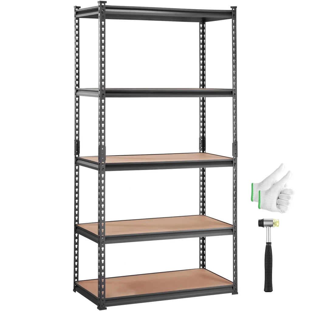 lbs Adjustable Unit Rack 5-Tier Shelving Garage Storage Storage Load 2000 BENTISM