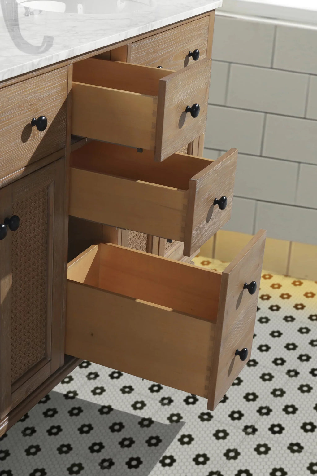 Annie Fir Vanity Weathered Bathroom 55