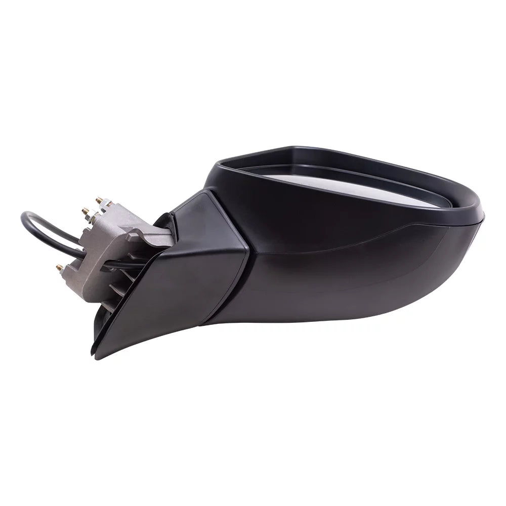 2019 Brock without Right Heat-Signal-Camera Compatible Textured Passenger Replacement Aftermarket Hyundai with Fe Santa Power Black Mirror