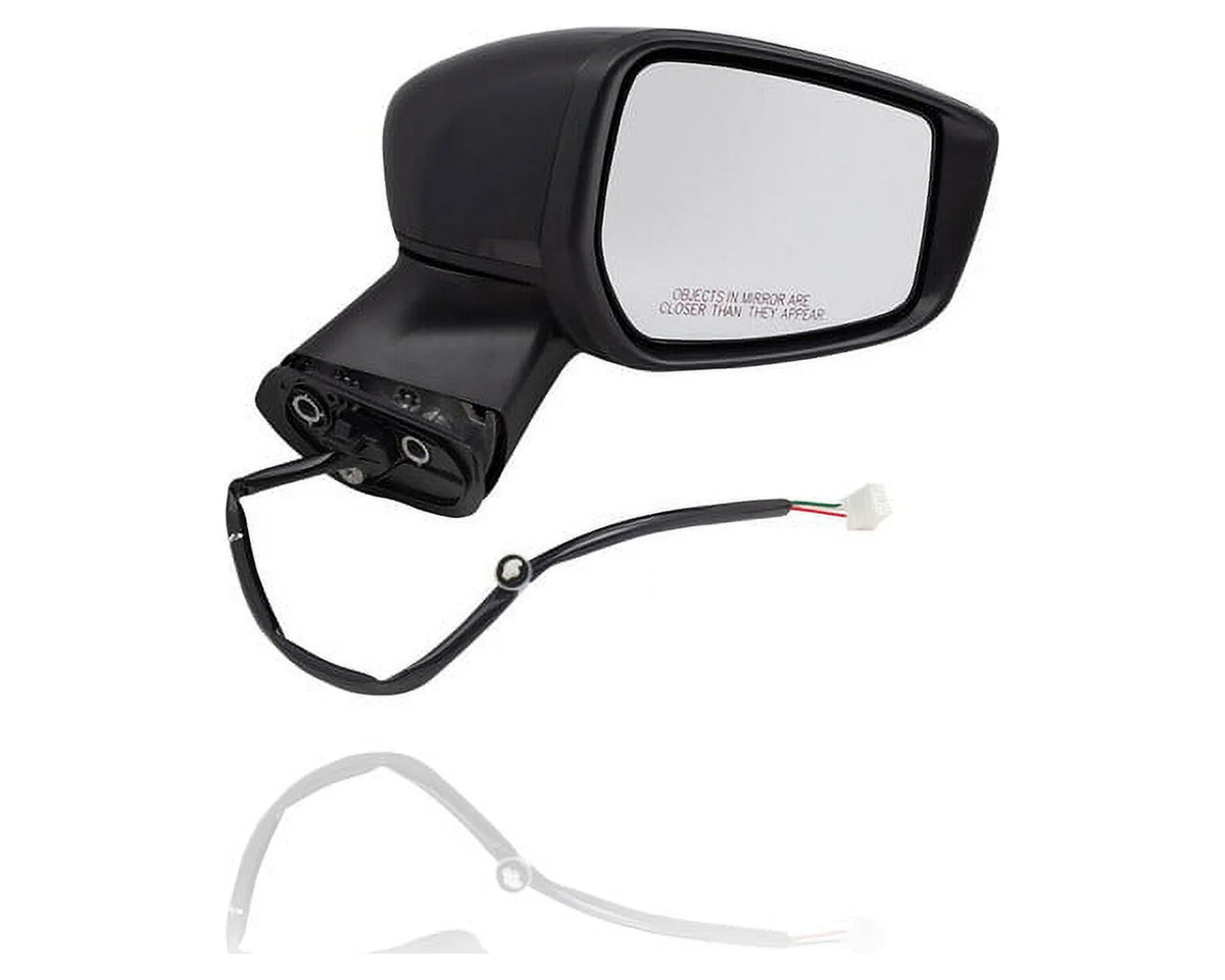 Passenger View - 15-19 Note-S/S 963019MB0A Best Pacific Side Hand Mirror Versa Primed Door Plus/SL/SV Right Fit/For ,With - - Camera - Without Inc. - Nissan Cover, Non-Heated,