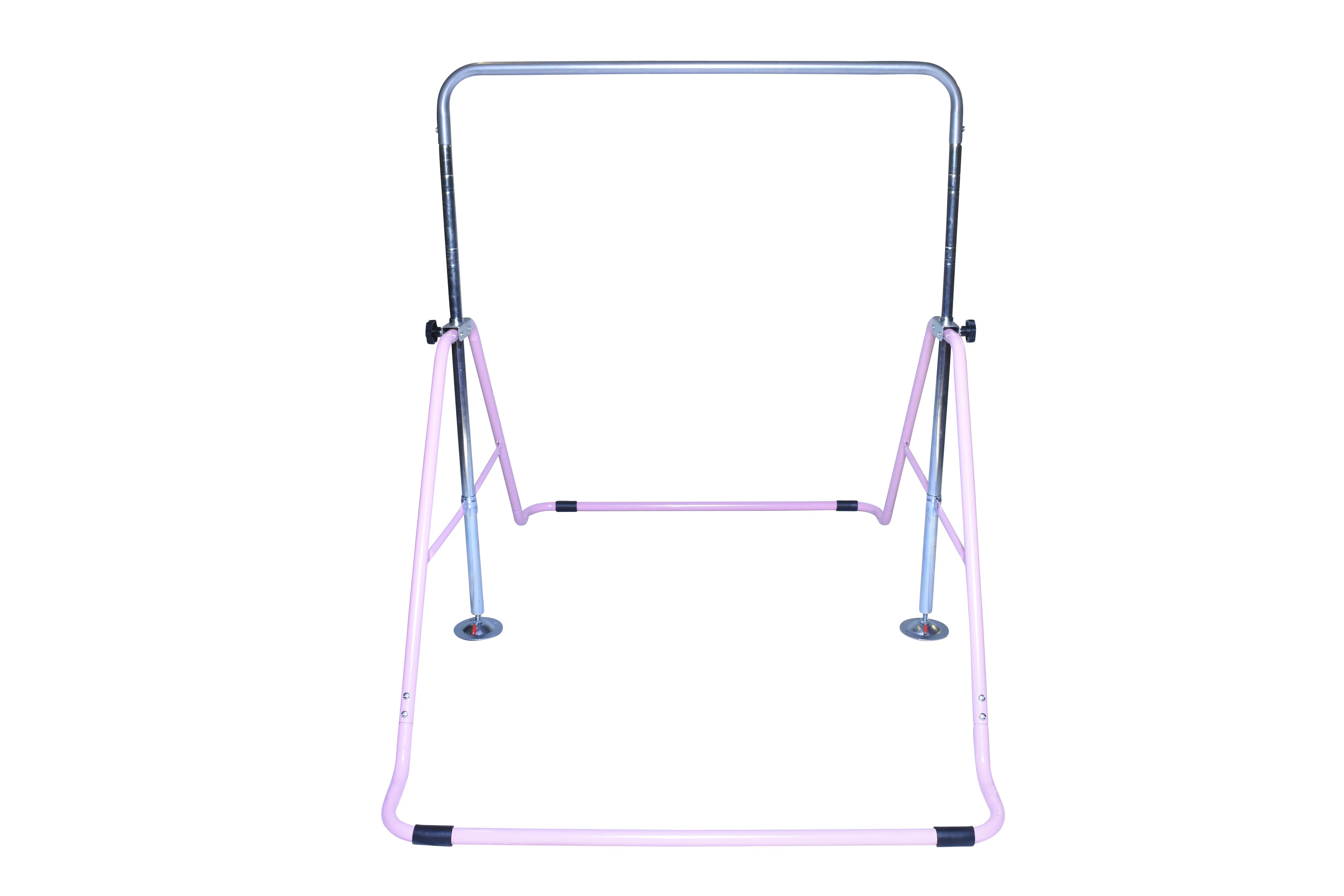 Gymnastics Bar Horizontal Gym Tower Bar, Climbing Bar, Jungle Kip Bar Junior Progymnastics Pink Monkey Training,