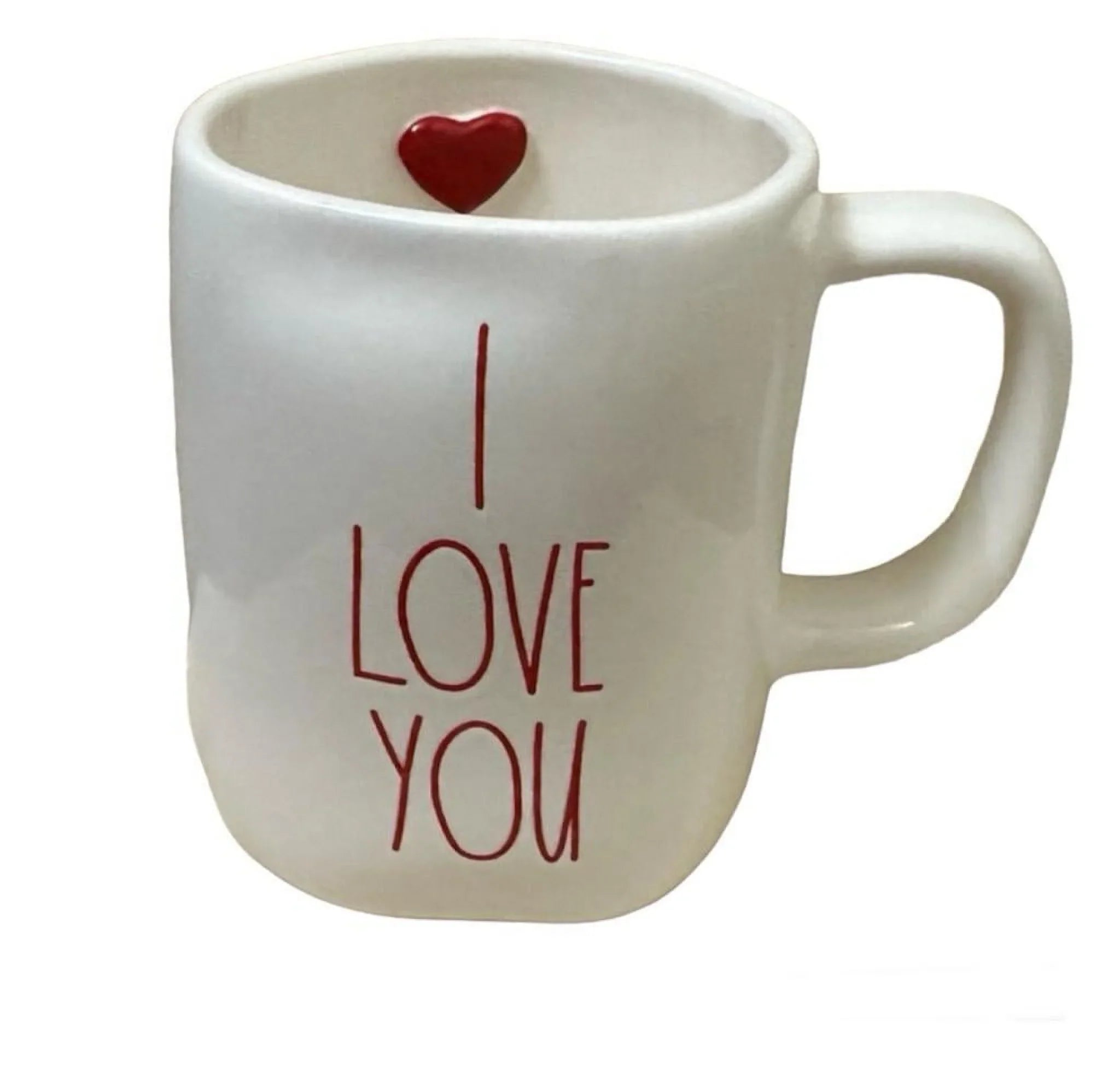 Heart Mug with Rae Dunn You Inside I Love