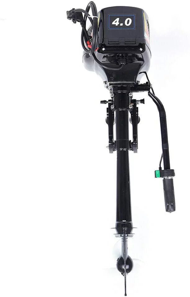 Heavy Boat Trolley Electric Motor, Propeller 4HP Outboard 1000W Electric Motor Trolling Engine Motor Start Marine Outboard Propeller Miumaeov Driver Brushless Duty