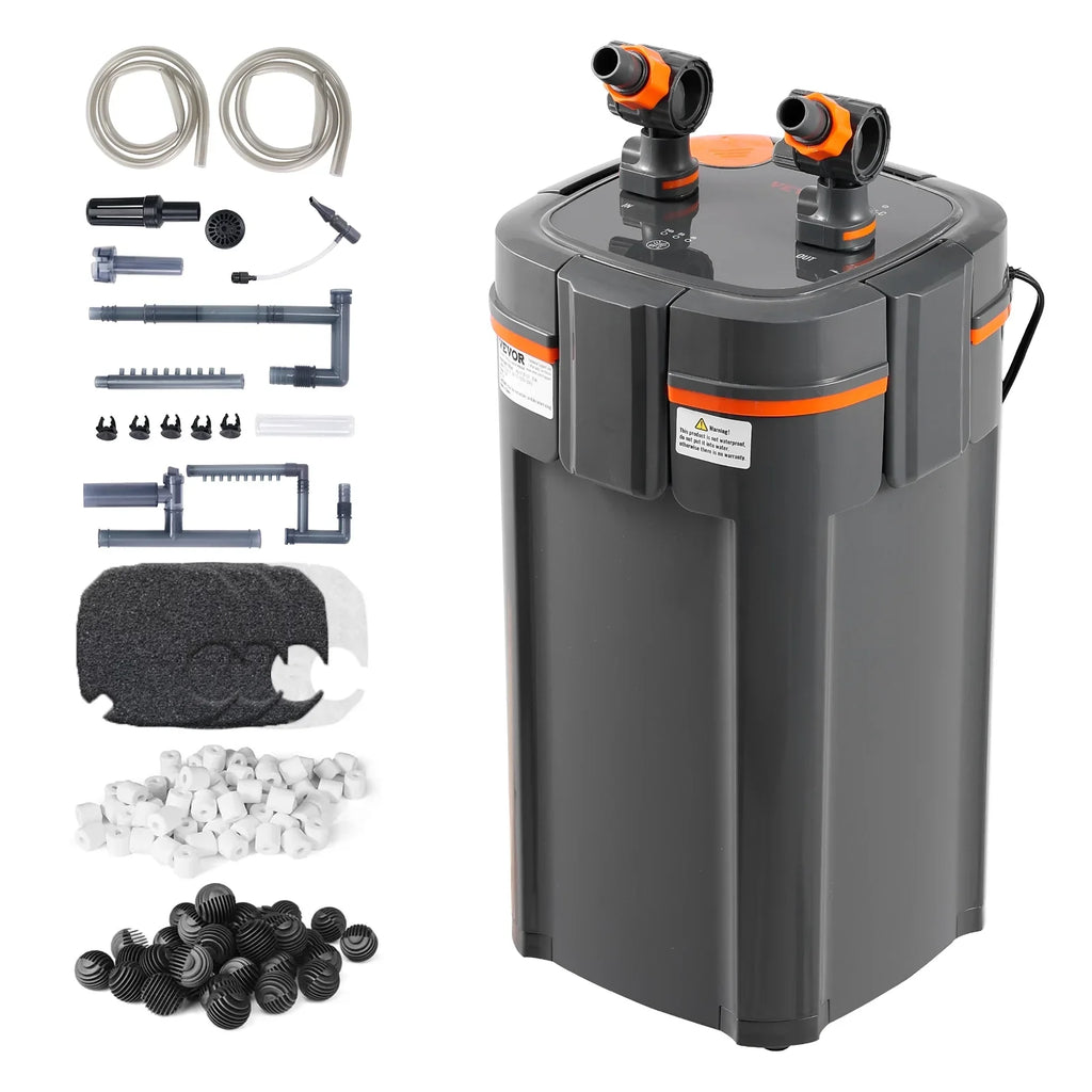 11w Gallon Filter SKYSHALO 75 Aquarium Canister Quiet Lamp Tank UV Fish
