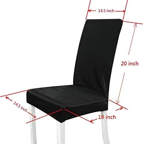 Squids Seat Cover Crabs Wedding Hotel Sushi Protector Chair Slipcover 4 Steaks Set FMSHPON Shrimps Party Dining for of Stretch Salmon Room
