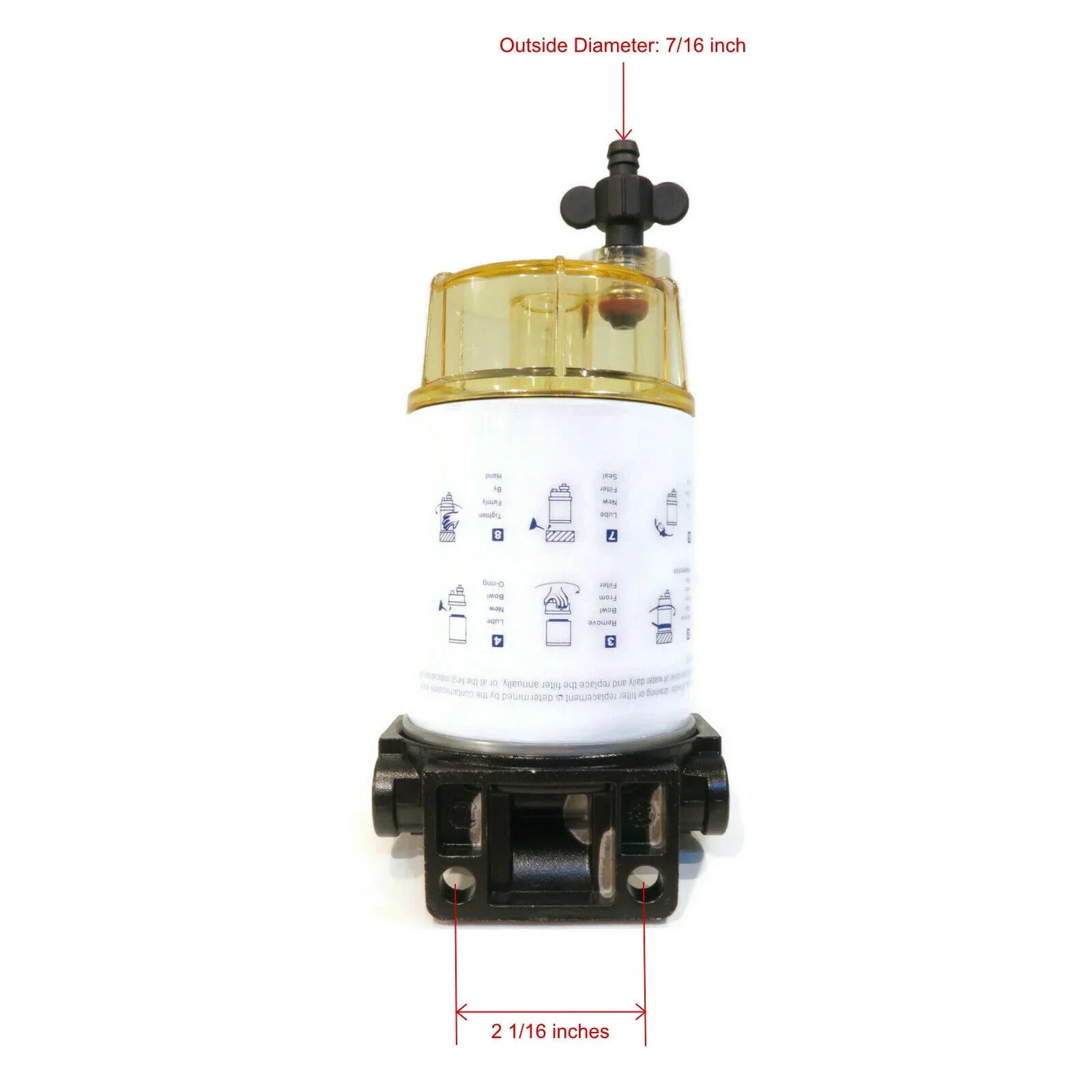 115 Water Kit Filter ROP For Separating The 2B095049 | & HP Shop Up SeaPro EFI, Mariner Fuel