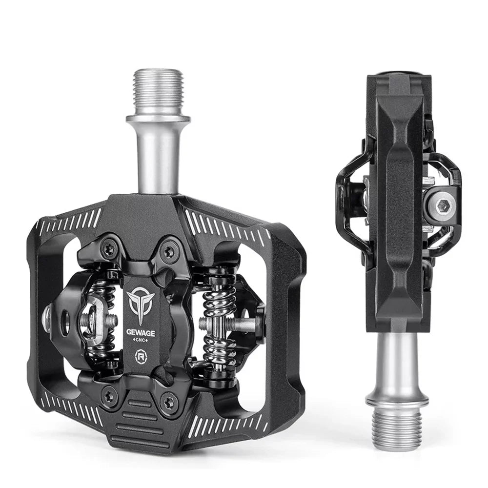Pedals Efficient with Optimal Sided Pedals MTB Transfer for Clip Cleats Double