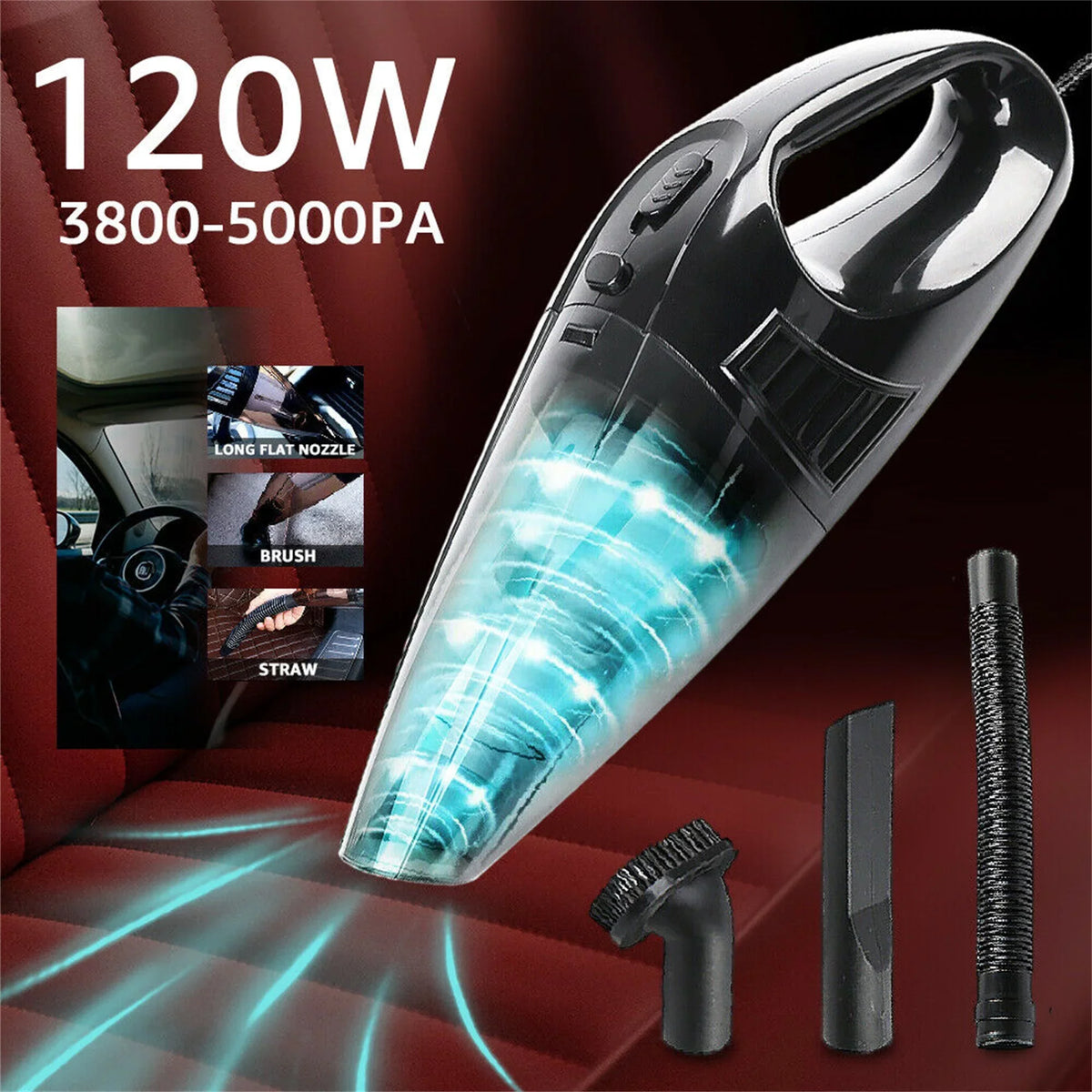 Home Vacuum Cyclone Cleaner Cordless Handheld Mini Cleaning Portable Powerful Suction Wireless Vacuum Vacuum Car KingShop Cleaner