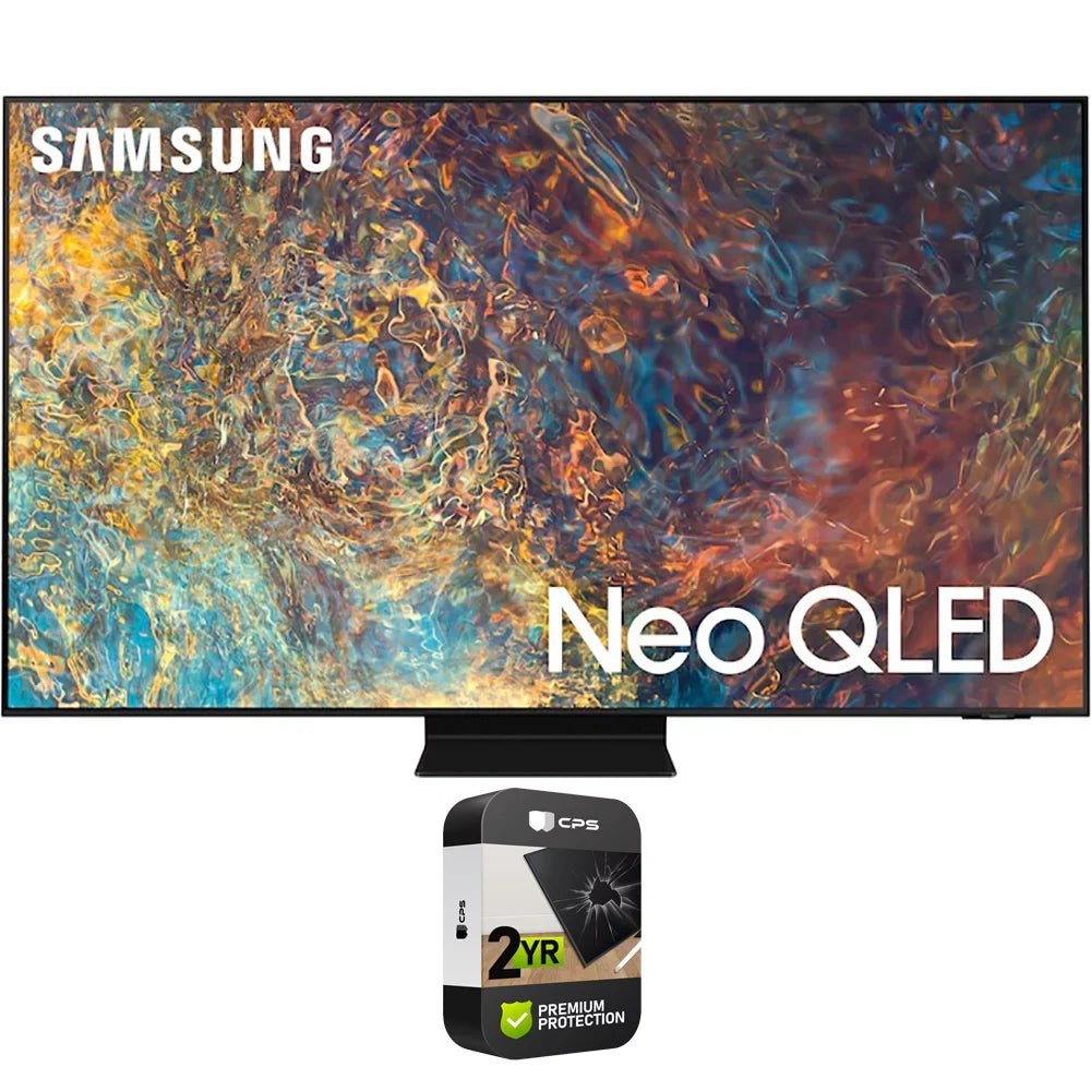 4K Protection TV Samsung QLED Plan Neo Extended 2 Bundle Premium with Year (Refurbished) 85 inch QN85QN90AA (2021) Smart Restored