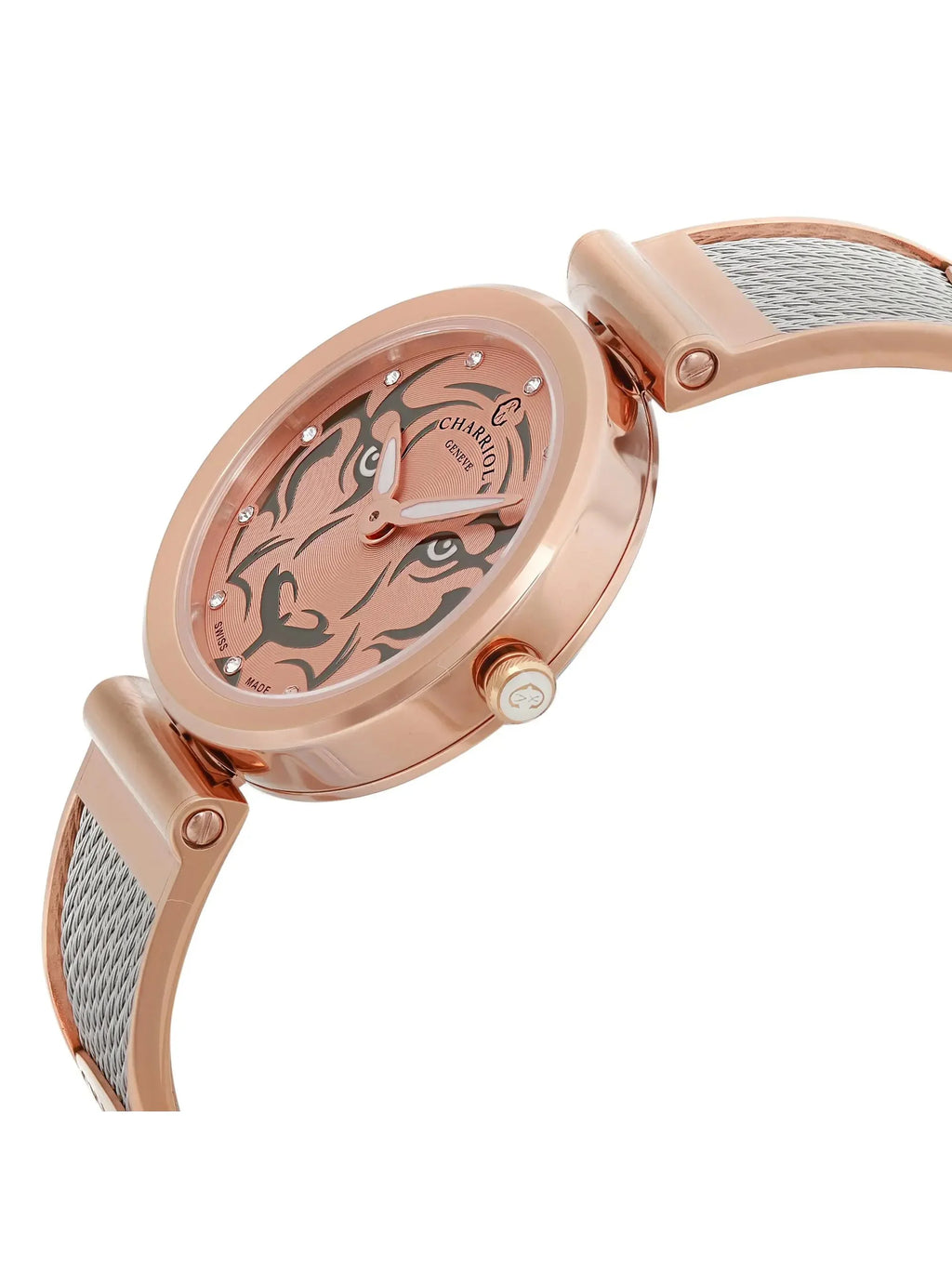Steel Forever FE32.102.029 Watch (Like New) Charriol Ladies Pre-owned Tiger