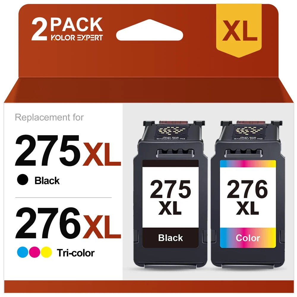 Canon Cartridges for TR4722 and TR4700 TS3522 276 TS3520 Ink Pixma use 275XL TS3500 (Black, 275 Ink TR4720 Tri-Color) with