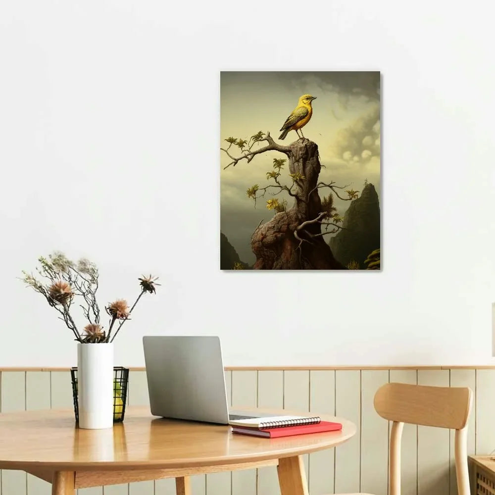 | Gold Print Wall James Poster Beveled COMIO | Artwork Cabin Painting | Art | Audubon Decor Gift in Frame Sea Hunting Reproduction | Image Framed Eagle Lost by Fine