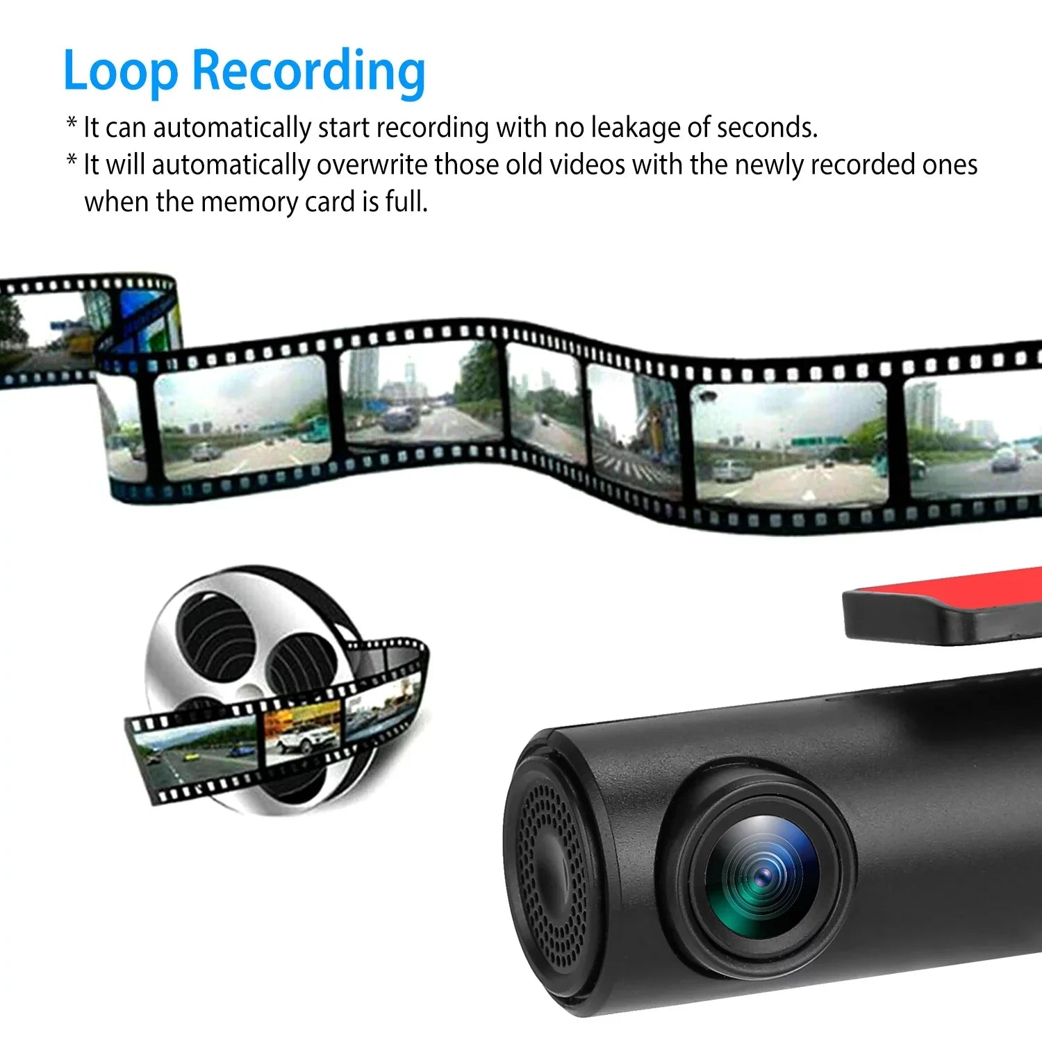 170¡ã Looping WiFi 1080P Lighter iMounTEK HD with Recording Recorder App Cable Car Dash DVR G-sensor Cigarette 11.2ft Camera Cam Wifi