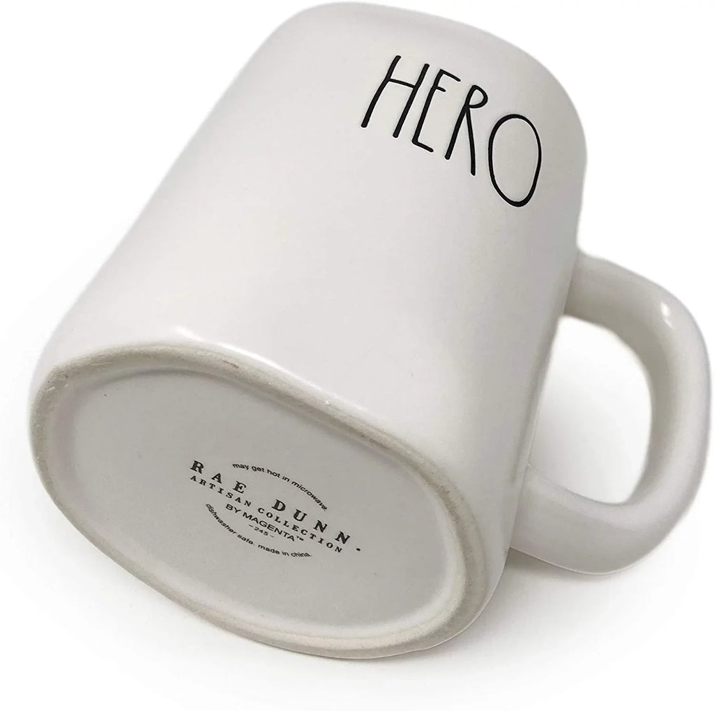 Black with DOCTOR Dunn Letter LL Mug Rae HERO Ceramic Tea White Mug