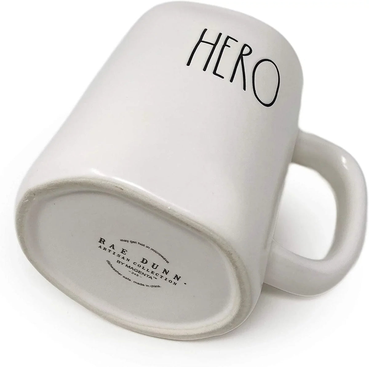 Black with DOCTOR Dunn Letter LL Mug Rae HERO Ceramic Tea White Mug