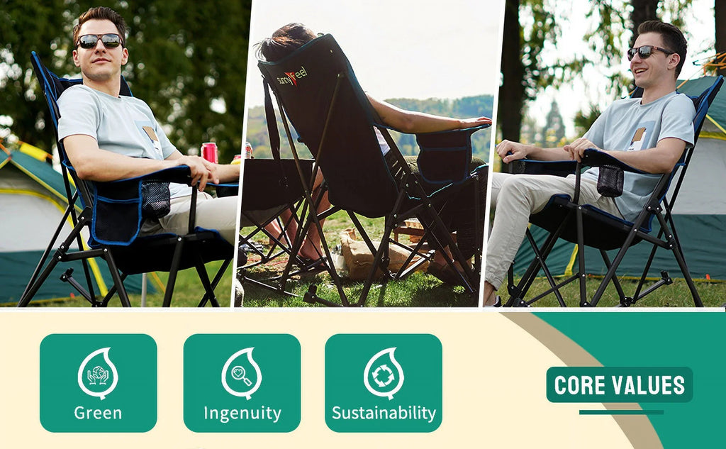 1 comfort Chair and your 17.2 Pockets - - - on adventures! strength with Camping Side outdoor Oversized Enjoy