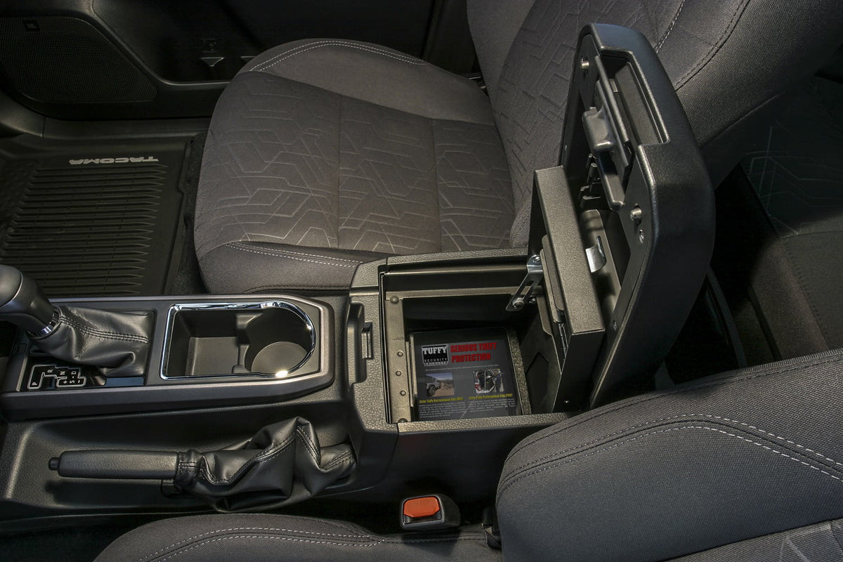 324-01 Black; Tacoma Products Safe; Toyota Console 2016-Current Tuffy Security