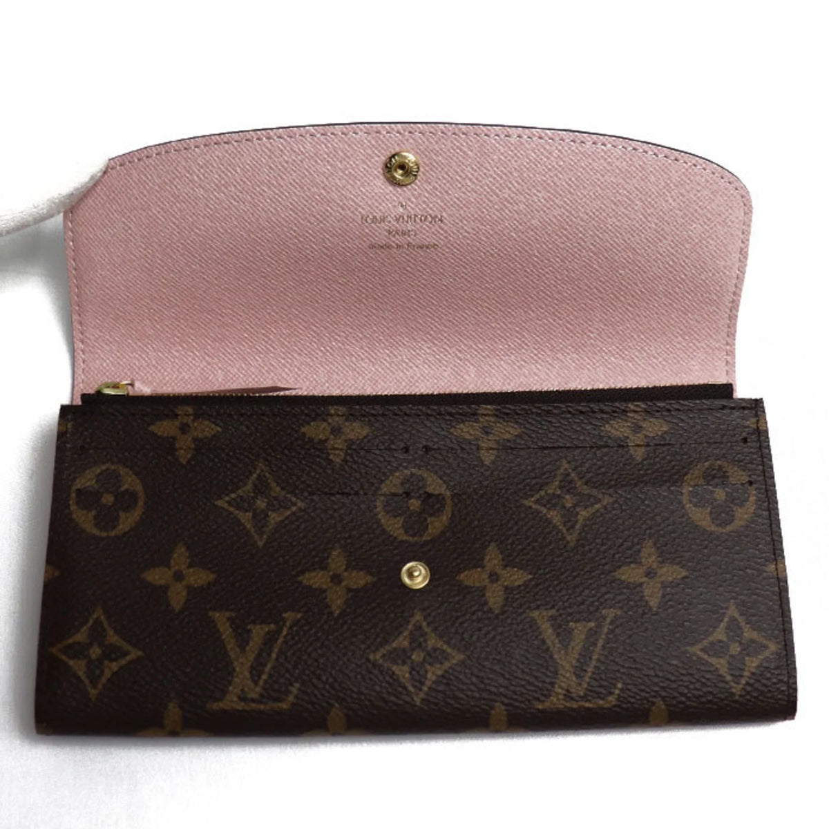 LOUIS Pre-Owned Monogram Long Wallet IC Ballerine M61289 Women's Rose (Good) Portefeuil VUITTON Emily