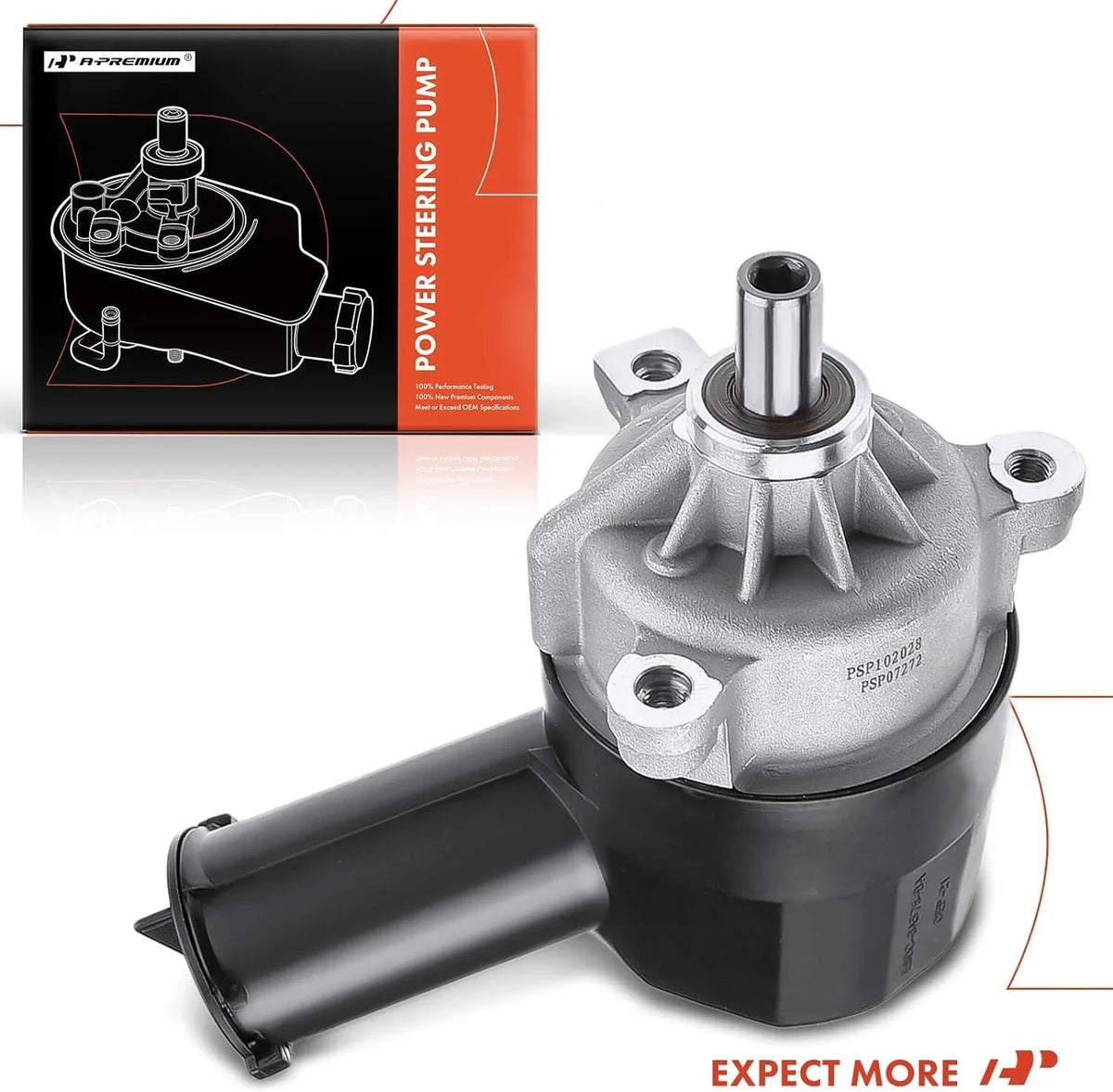 Steering Reservoir F-350 F-200 Pump with Ford Power with Compatible 1990-1997 Bronco F-250 A-Premium F-150