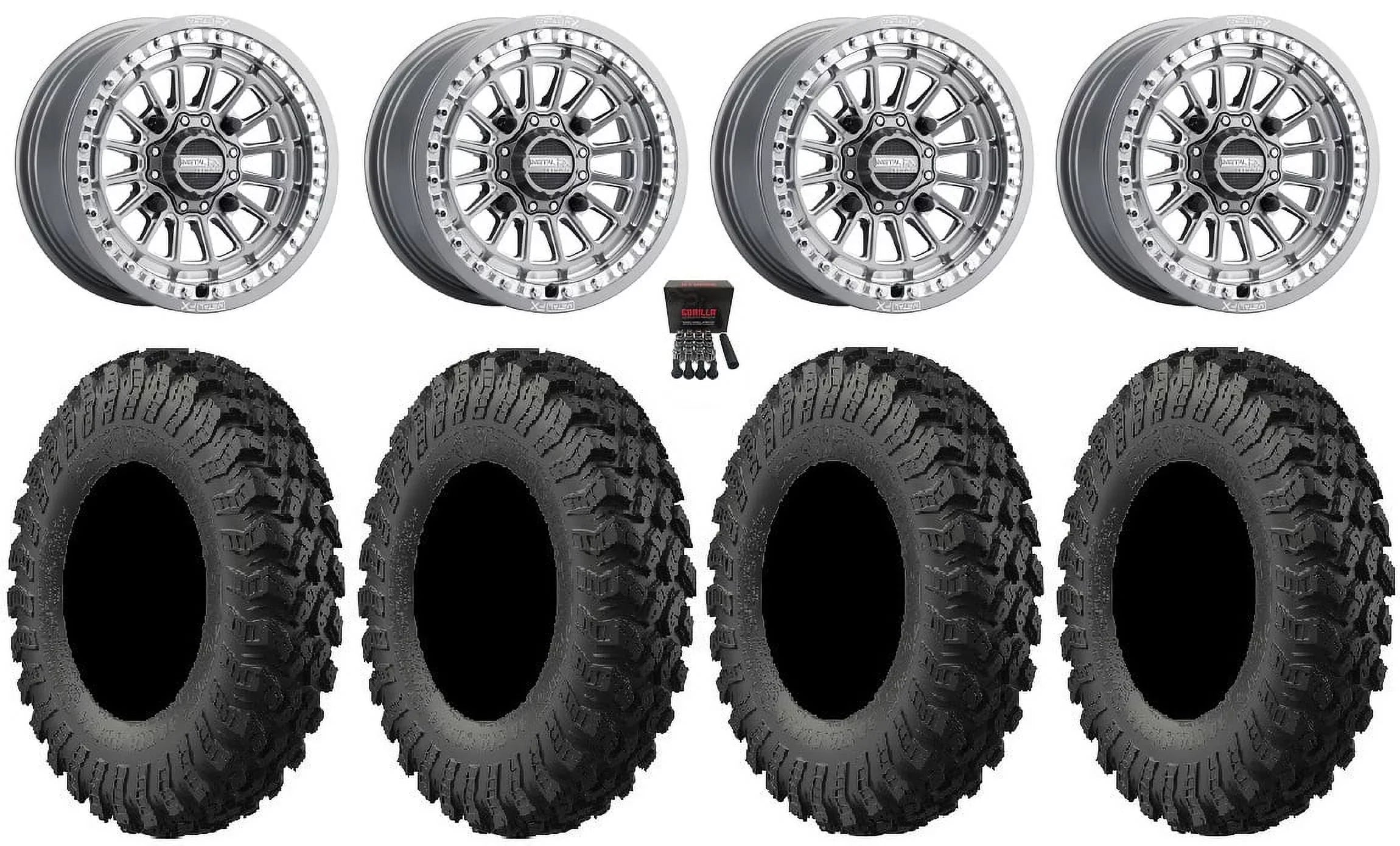 Honda Delta Gm / Bdlk / Can-Am Tires Maverick 15" 32" MotoRally X3 Wheels 1000 Pioneer Talon CC MetalFX