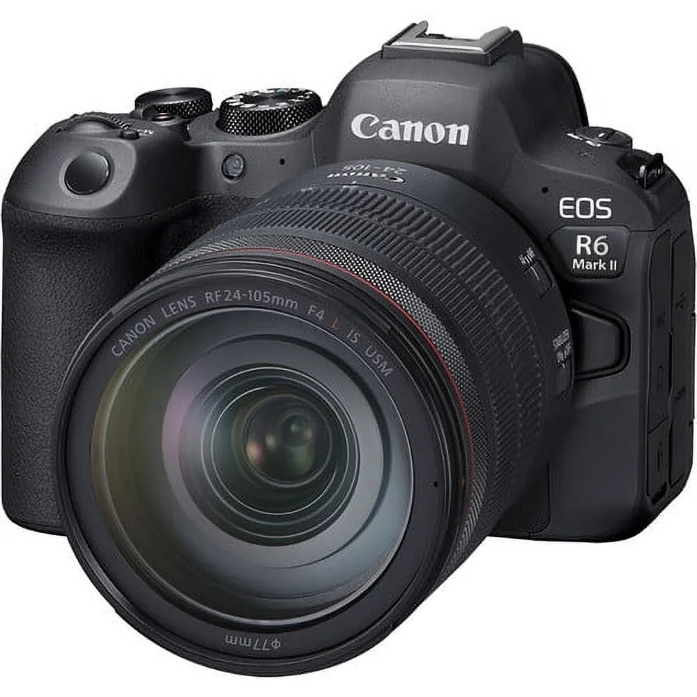 Charger + Corel 64GB Battery Memory LPE6 + + Mark Software + f/4 More + II External (5666C011) + Card Lens Reader 24-105mm + Camera Mirrorless with Card EOS Case Canon Photo R6
