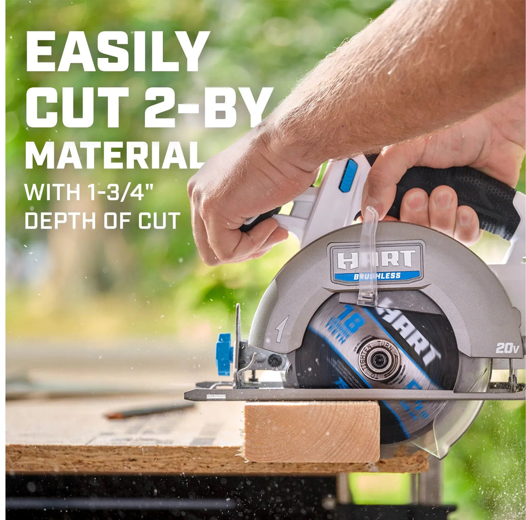 Battery-Powered Not Saw Compact (Battery Included) Circular 20-Volt HART 5-1/2-inch Brushless