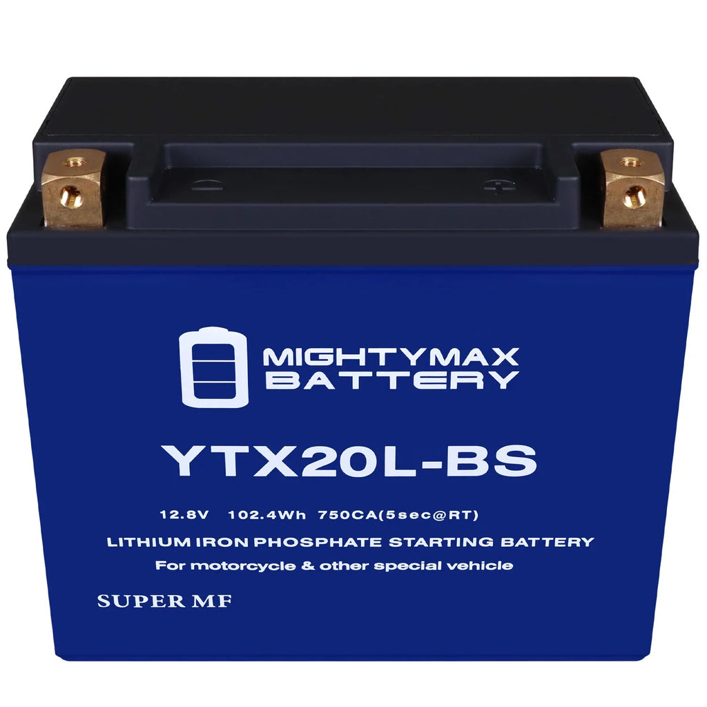 YTX20L-BS Bombardier Lithium compatible with 550 Replacement MXZ07-12 GTY Battery