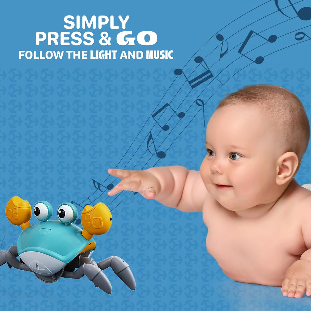 And Toys 3 5 9 Interactive 11 Crawl And 36 Baby Old Gift Birthday 10 12 Development 8 Learning Acantha For Crab Months 7 Crawling Music Babies 4 6 Toddlers