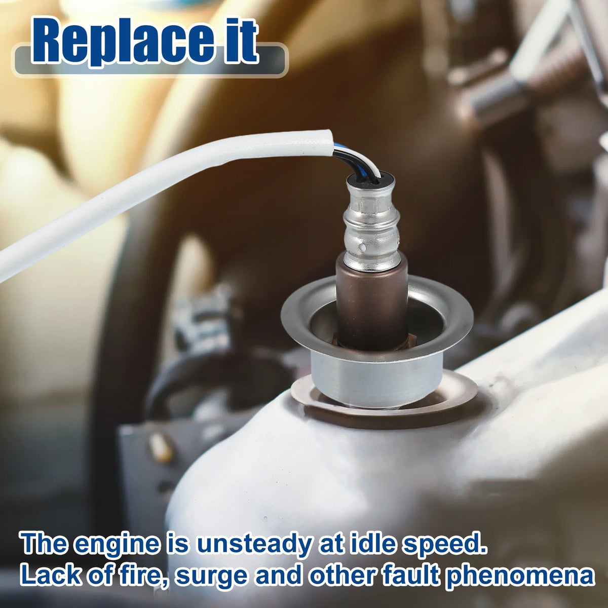 1.8L Ratio LX-S Bargains EX-L L4 EX Gas Oxygen LX Honda 2009-2011 DX Civic for Fuel - Unique Car Sensor Air