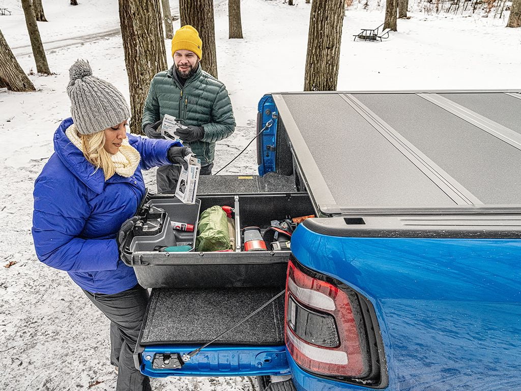 2023 - BAKFlip | Hard 2019 MX4 Cover | BAK 448332 Folding RealTruck Tonneau 5' 1" (61") Truck Bed with by Compatible Bed Ranger Ford