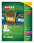 Avery Labels, Adhesive, (61533) 1-3/4", TrueBlock Technology, ID Permanent Durable Labels x 3,000 2/3"