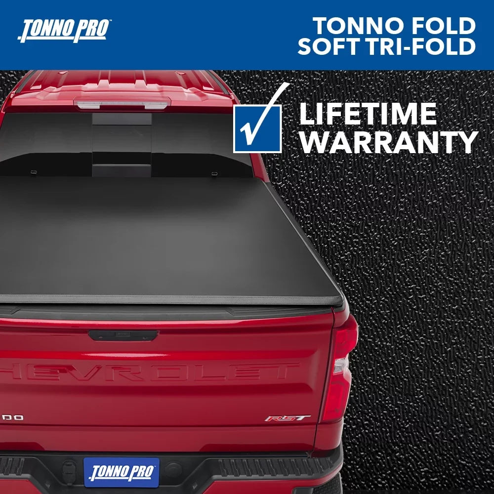 Bed Folding Ranger Soft 2023 6' Truck | 2019 (72.7") Tonno 1" Ford - | Pro Bed Fold, Tonneau 42-318 Fits Cover Tonno