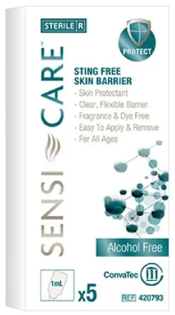 '- Each 3 420795CS (5/box), - Skin / Barrier Convatec Case Sensi-Care mL 100