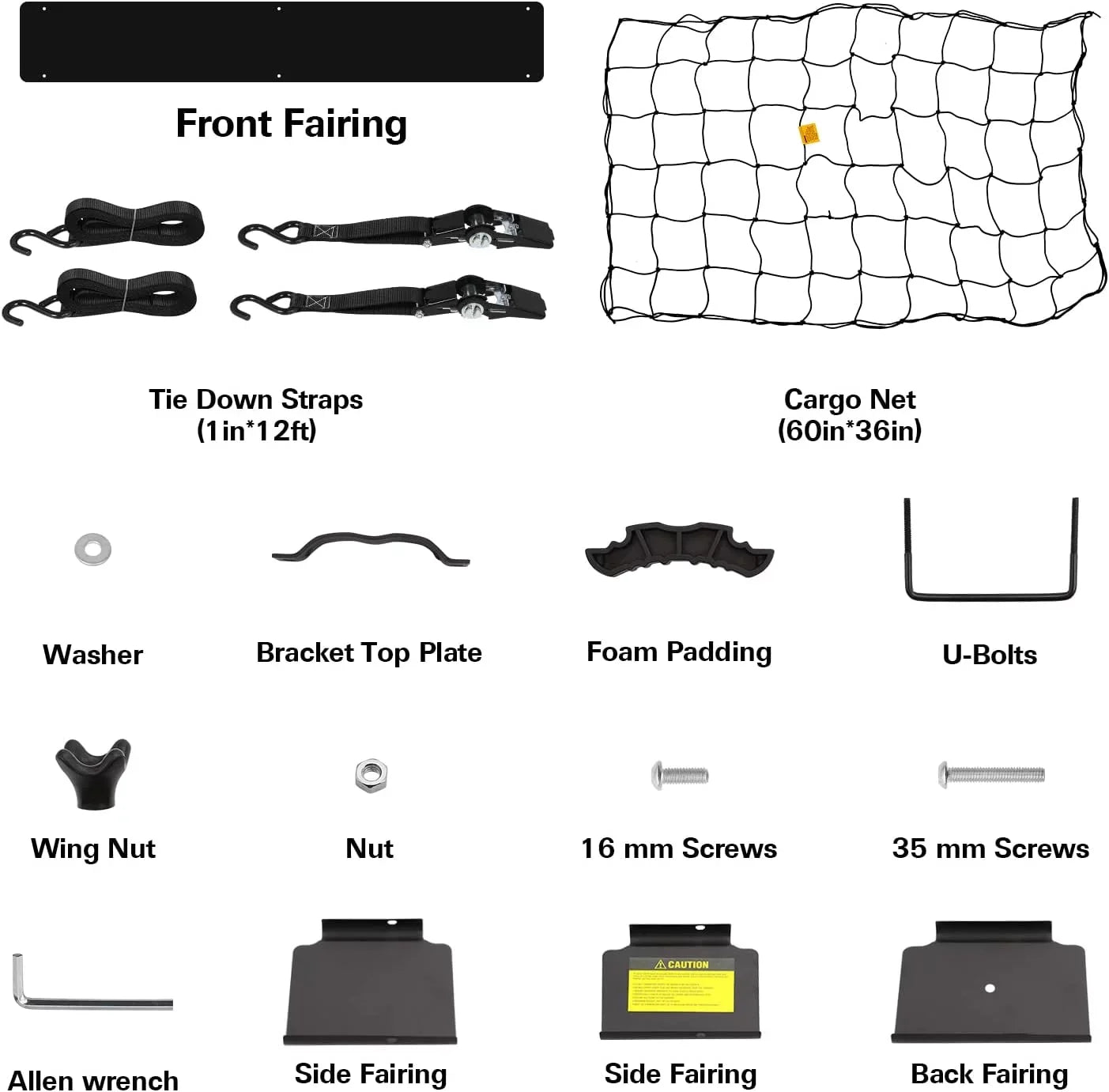 Down Basket Net, Car Tie Roof Waterproof Extension Construction Eyoloty Holder Heavy Duty Luggage 150lb Rooftop Cargo Carrier with Rack, and Strap, 64"x for 39" Steel SUV, Bag, Rack Capacity, Top