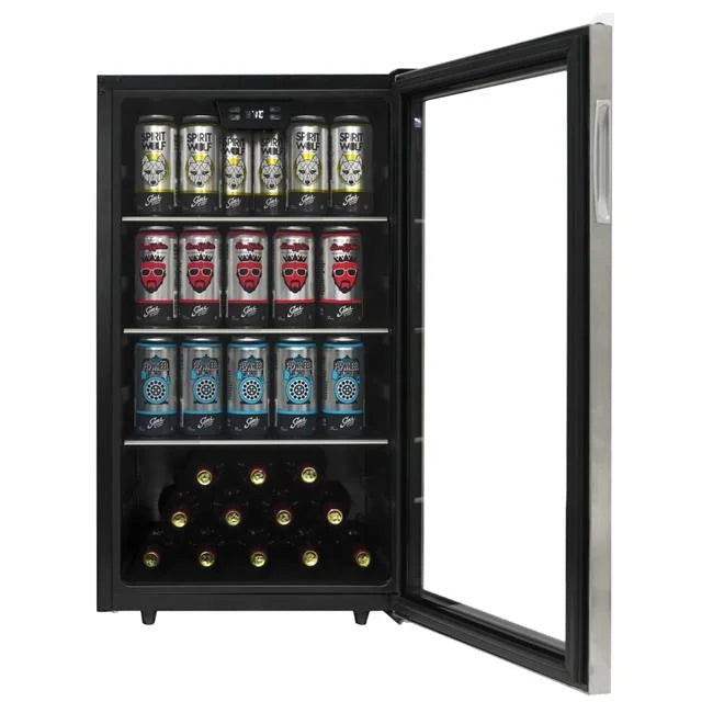 Beverage cu. Steel Stainless Free-Standing ft. Danby 4.5 Center,