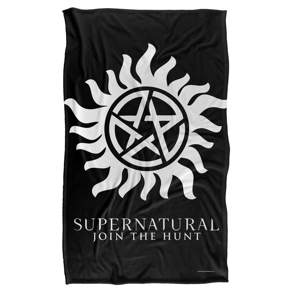 Soft Super 58" Symbol Anti-Possession Silky 36" x Blanket Throw Touch Supernatural