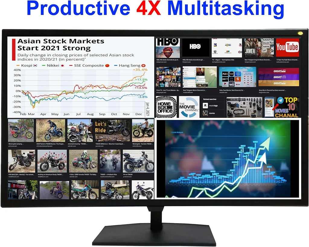 Supports 28" 60Hz Display monitor 3840x2160 Gaming 4K2K Monitor Home 4K Office Security Pro 101AV UHD