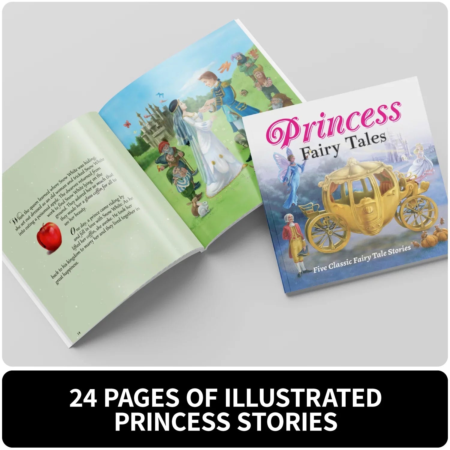 It Drawing And Children's Art Scenes 5 Stencil Fairytale Princess Activity Spicebox Kits Art To Imagine Stories, Kids Kit For Stencil Recreate,